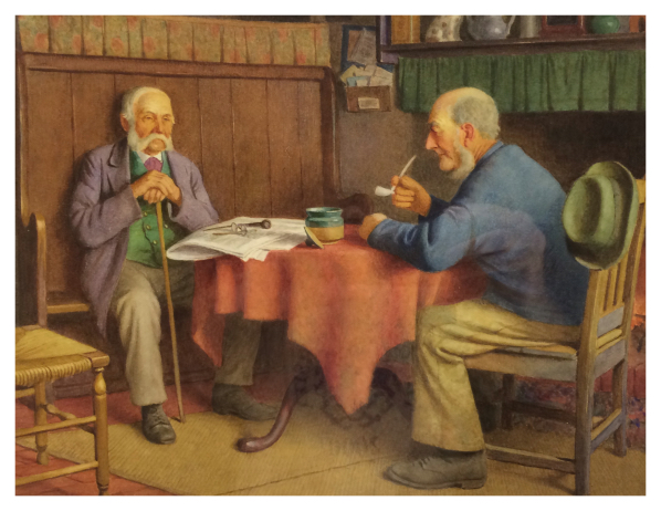 Tozer, Henry Edward Spernon (1864 – 1955) The Pipe Smokers