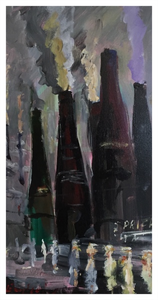 England, Frederick J NDD ATC (London) MFPS (1939 – ) The Glost Kilns - Trent Art