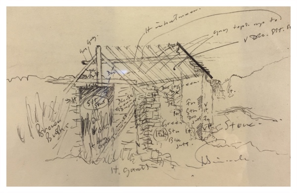 Ruined Outbuilding (Working Sketch), Jack Simcock