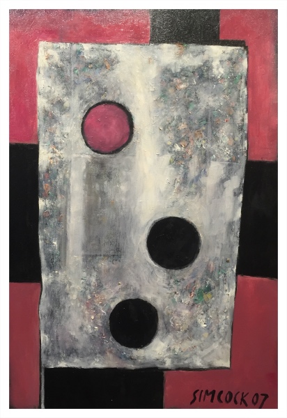Simcock, Jack (1929-2012) Alien Head Series A36