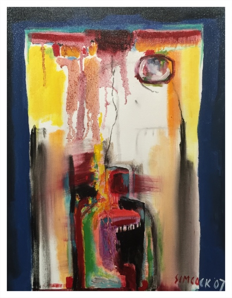 Simcock, Jack (1929-2012) Alien Head Series A38