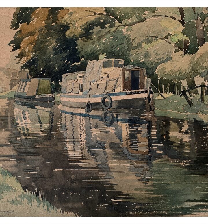 Haggar, Reginald George (1905–1988) Canal at Meaford 1939