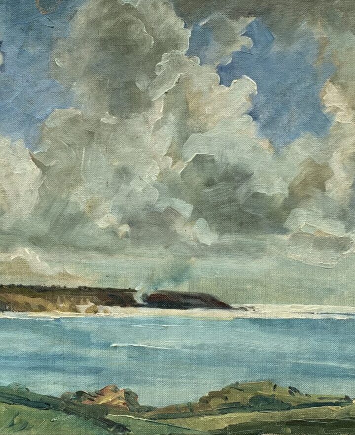 Haggar, Reginald George (1905–1988) Coastal Scene with Storm Clouds