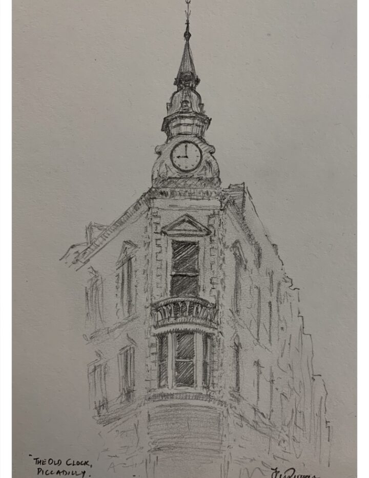 Russell, Jack MBE (1963 – ) The Old Clock, Piccadilly, Hanley