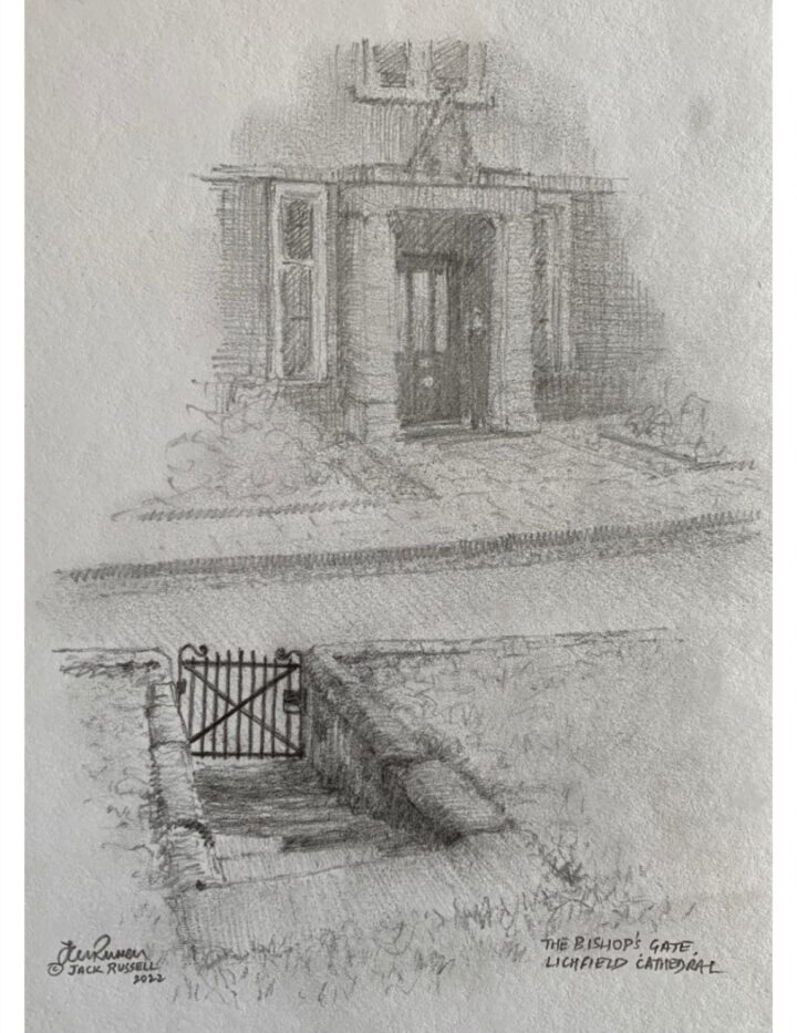 Russell, Jack MBE (1963 – ) The Bishops Gate, Lichfield Cathedral