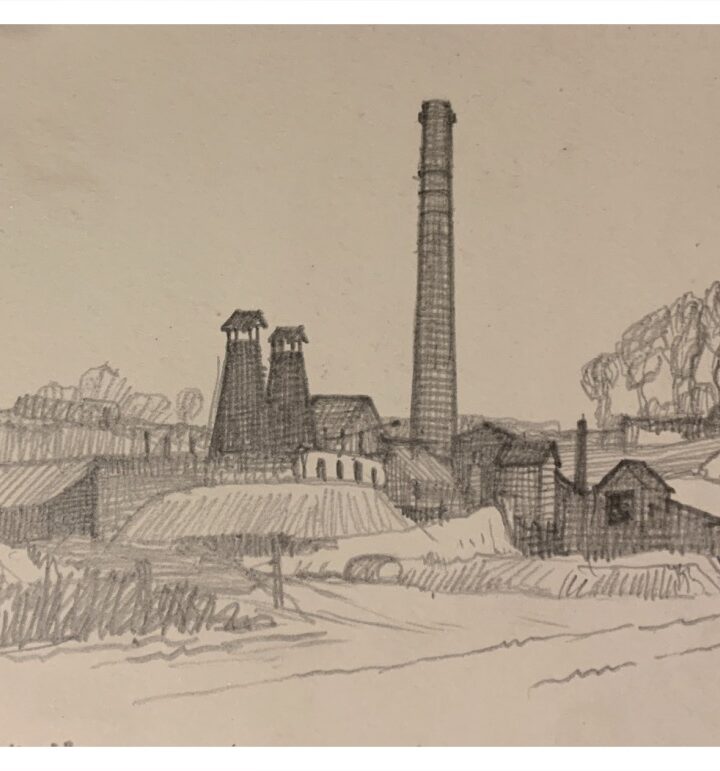 Haggar, Reginald George (1905–1988) The Dales Brickfield Ipswich 18-04-27