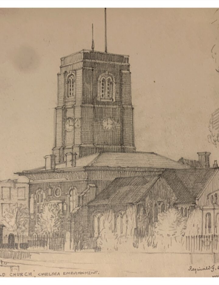 Haggar, Reginald George (1905–1988) Chelsea Old Church, Chelsea Embankment 06-10-26