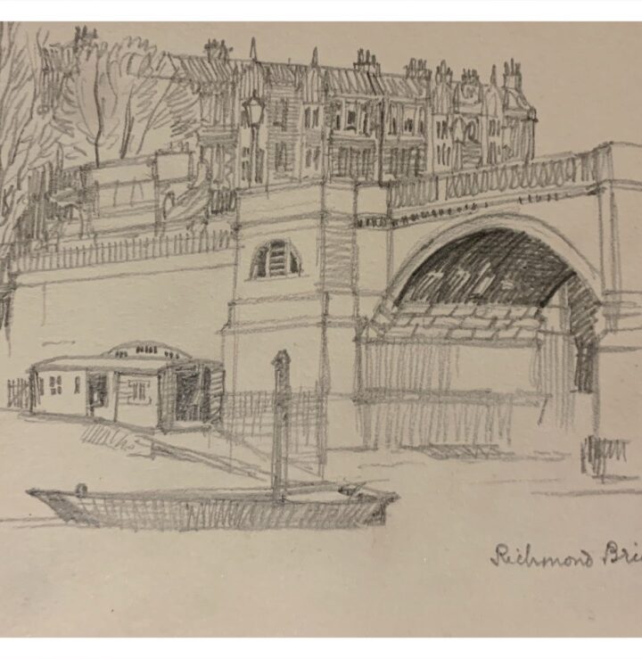 Haggar, Reginald George (1905–1988) Richmond Bridge 22-03-27