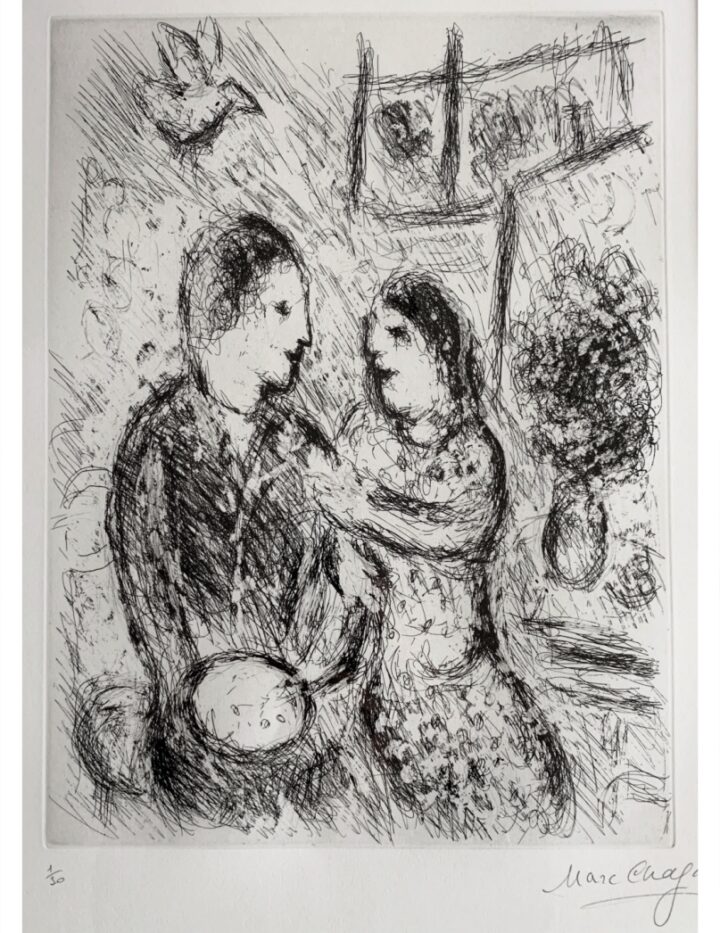 Marc Chagall Lithograph Trent Art Newcastle