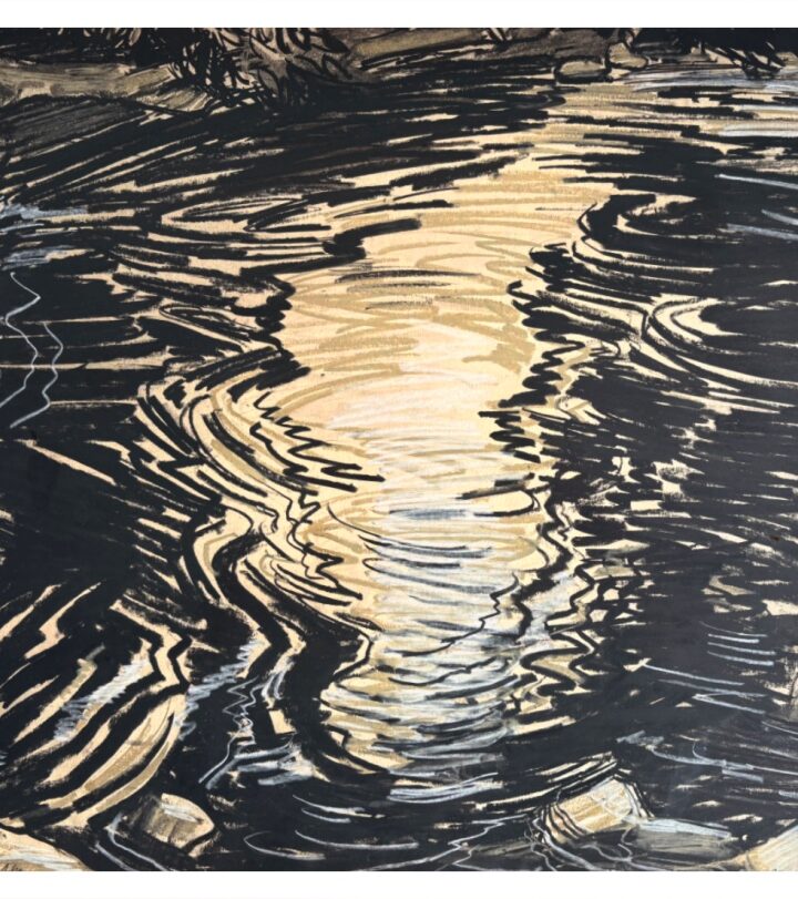 Coker, Peter RA (1926 – 2004) Black Burn